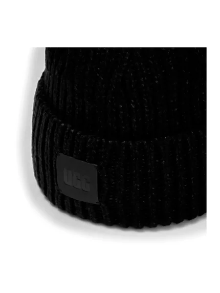 UGG czapka beanie z dodatkiem wełny czarna