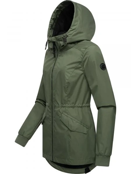 Ragwear Prechodná bunda Dowey A tmavozelená