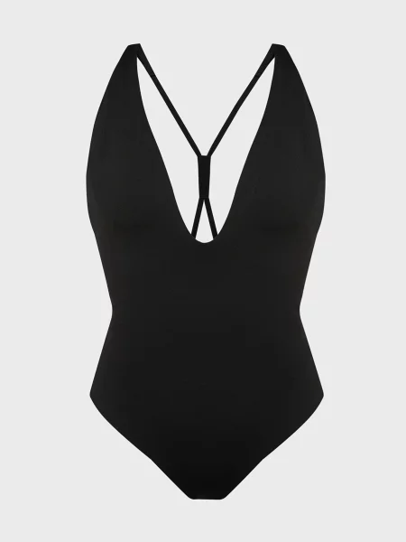 Суцільний купальник Calvin Klein чорний