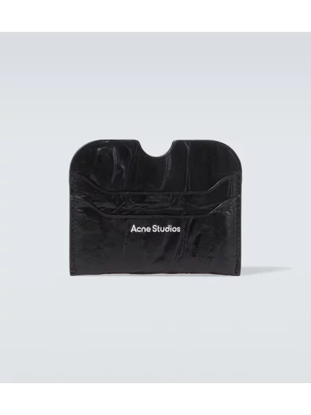 Portofel Acne Studios din piele negru