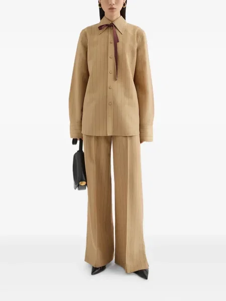 Pantaloni Jil Sander cu dungi