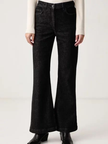 Twinset flare džíny černé