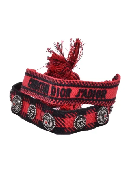 Bransoletka Dior czerwona