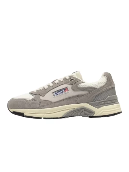 Sneakersy Autry skórzane szare