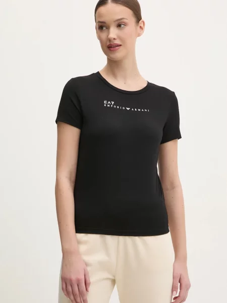 Тениска Ea7 Emporio Armani черно