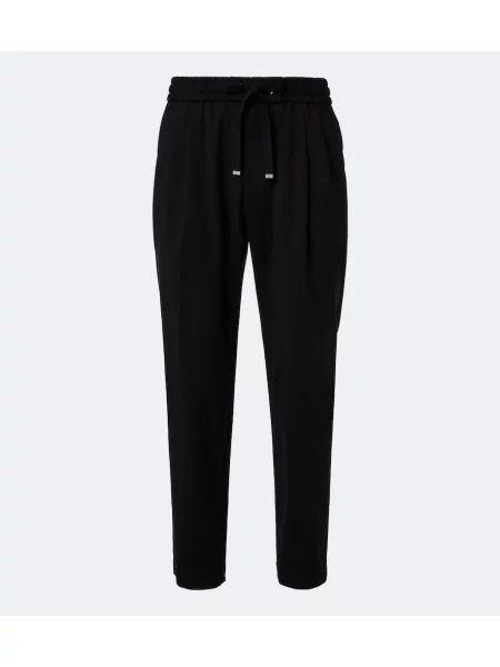 Pantaloni Dolce&gabbana de lână negru