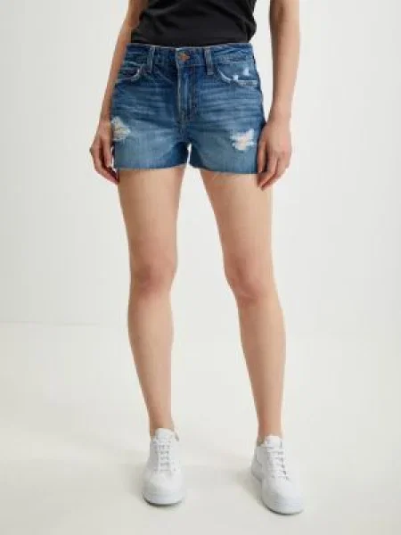 GUESS Pantaloni scurți HOLA albastru