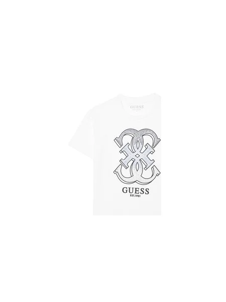 Guess Póló Regular Fit fehér