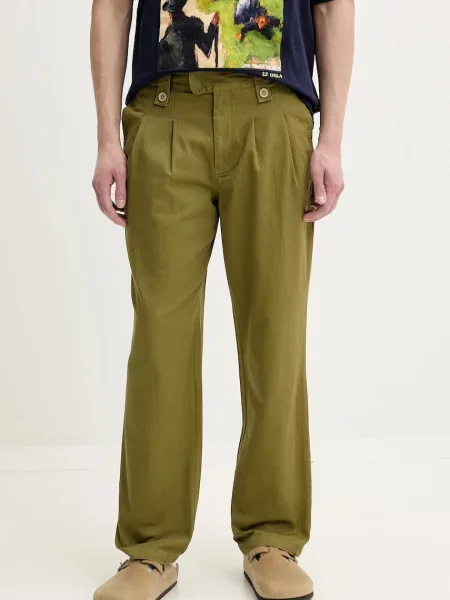 Desigual Pantaloni cu verde