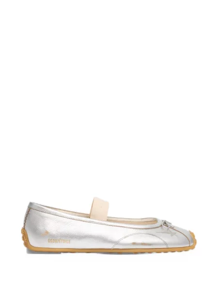Кожени маратонки Golden Goose бродирани