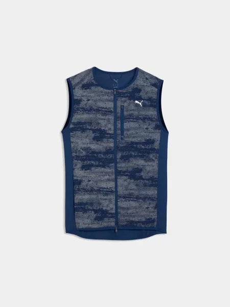 Утеплений жилет PUMA W Brghtstride Primaloft Vest комбінований верх синій