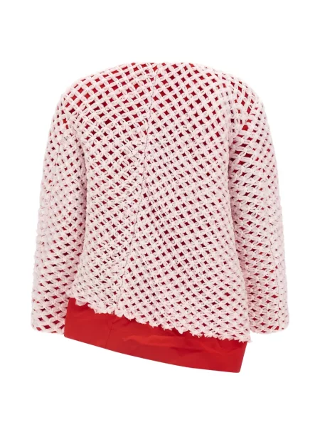 Sacou Comme Des Garçons din tul asimetric roz