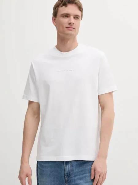 Kratka majica Marc O'Polo bela