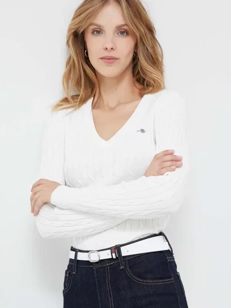 Gant sweter lekki biały