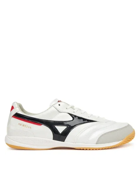 Mizuno Ghete pentru fotbal Morelia Sala Pro In alb