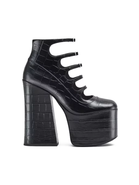 Czółenka Marc Jacobs skórzana czarna