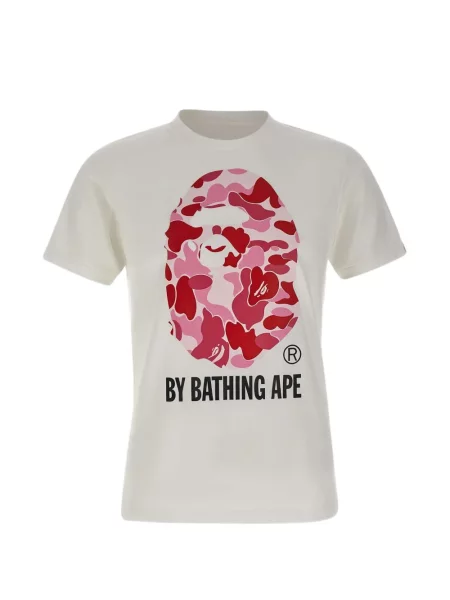 Majica A Bathing Ape® s camo uzorkom bijela