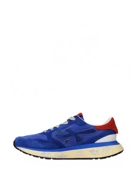 Sneakerși Premiata cu autograf albastru