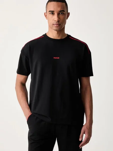 HUGO tricou oversized pentru bărbați cu NOAH T-SHIRT negru