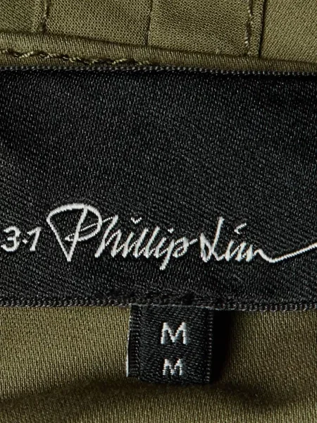Kerek nyakú mini ruha 3.1 Phillip Lim zöld