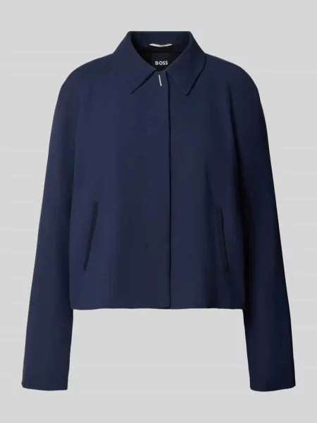 Żakiet krótki o kroju regular fit z czystej Boss