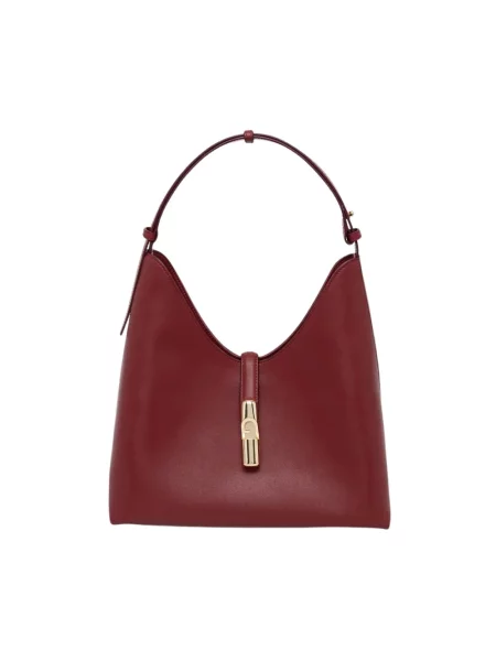 Torebka Furla skórzana elegancka czerwona