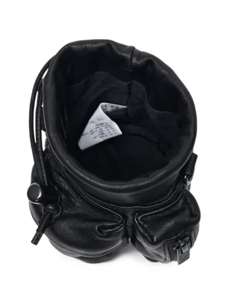 Body Y's din piele cu cordon negru