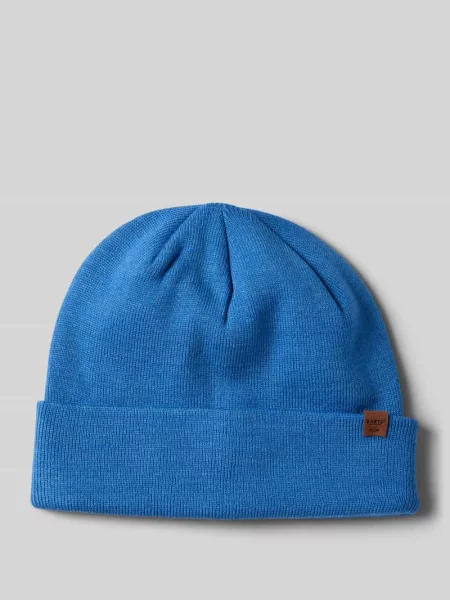 Czapka beanie z mieszanki model ‘WILLES’ Barts niebieska