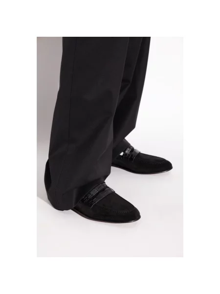 Półbuty Dolce And Gabbana skórzane czarne