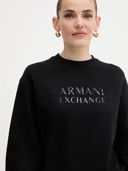 Свитер Armani Exchange с принтом черный