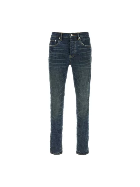 Skinny jeansy skinny Purple Brand niebieskie
