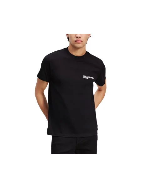 Karl Lagerfeld Jeans T-shirt Slim Fit crna
