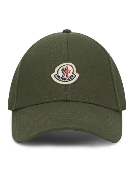 Czapka z daszkiem Moncler zielona