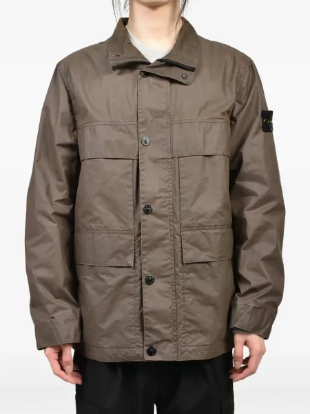 Ceruit geacă Stone Island cu strasuri maro