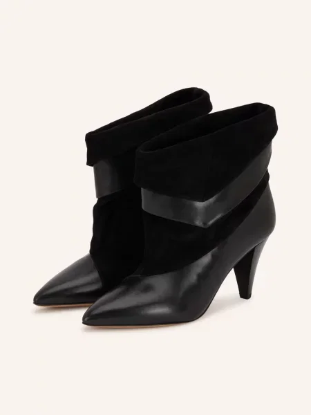 Isabel Marant Botki Lyone schwarz czarne