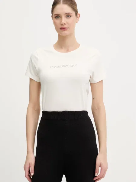 Emporio Armani Underwear T-shirt γυναικείο με μπεζ