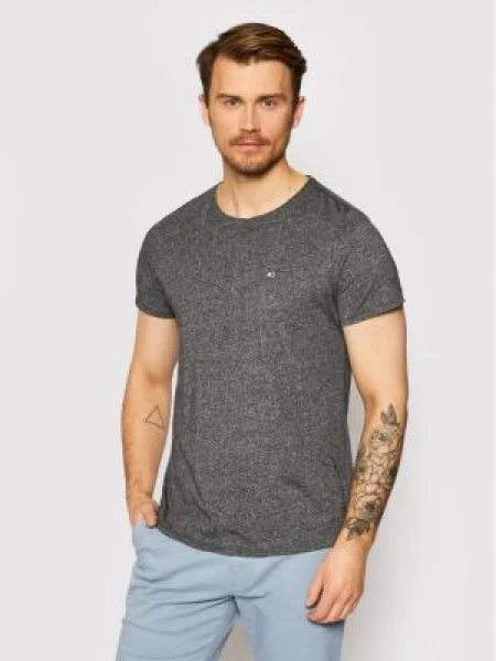 Tričko Tommy Jeans sivá