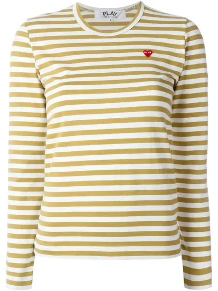 Top Comme Des Garcons Play cu dungi