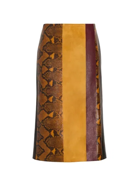 Fustă din piele Proenza Schouler maro