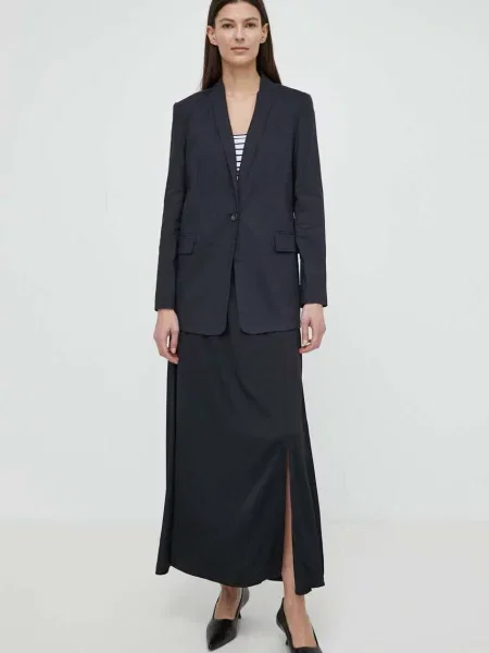 Theory sacou de in marin un singur rand de neted albastru