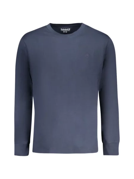 Lung tricou Timberland cu broderie albastru