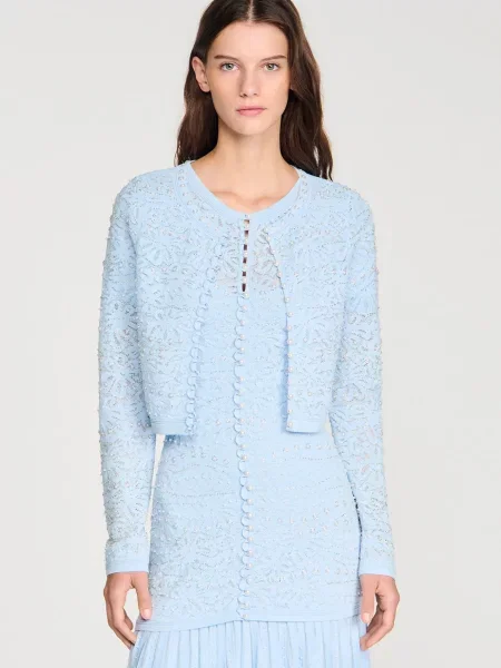 Кардиган Sandro синій
