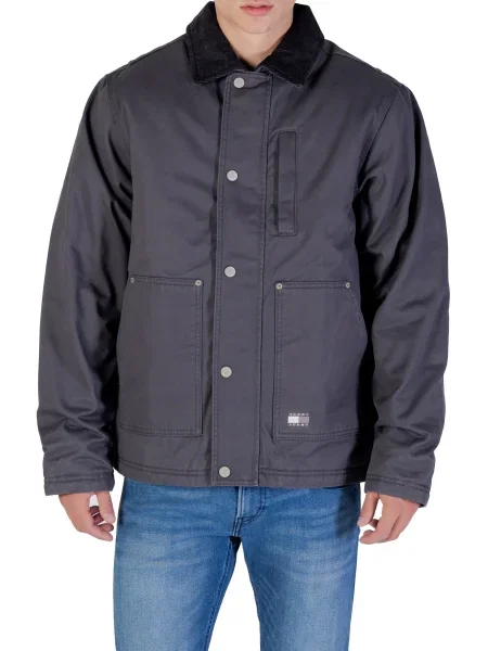 Džínová bunda Tommy Hilfiger Jeans černá