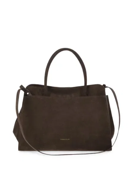 Τσάντα shopper Fabiana Filippi σουέτ καφέ