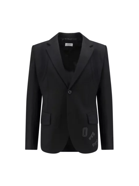 Haftowana marynarka Off-white biała