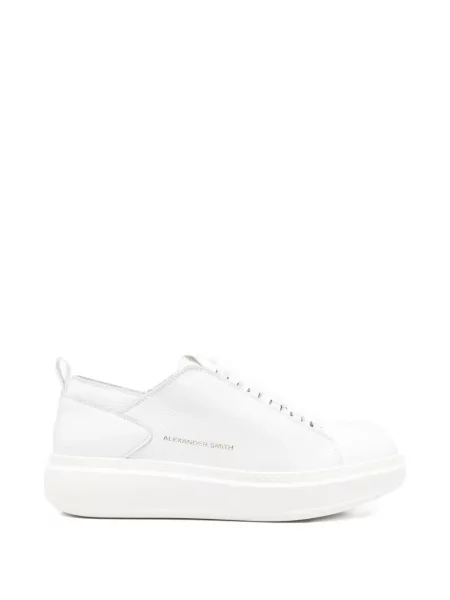 Sneakerși Alexander Smith din piele alb
