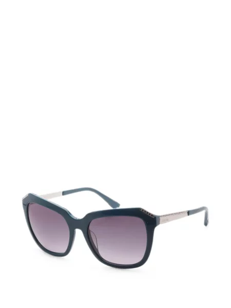 Ochelari de soare Swarovski Eyewear cu imprimeu geometric albastru