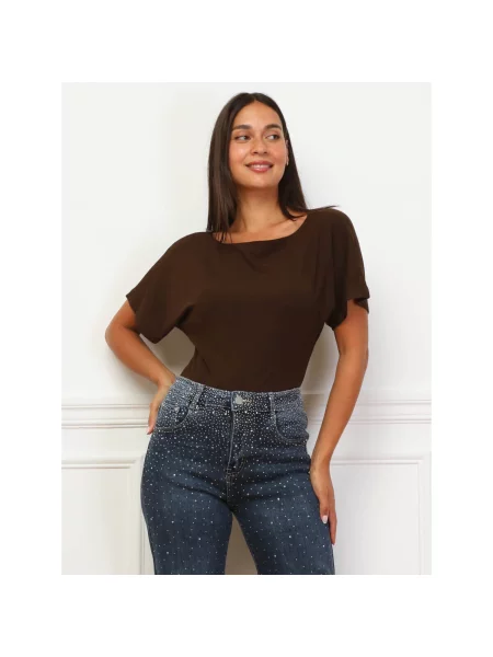 Top La Modeuse maro