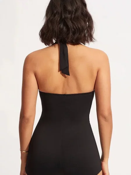 Seafolly tankiny Boyleg černé