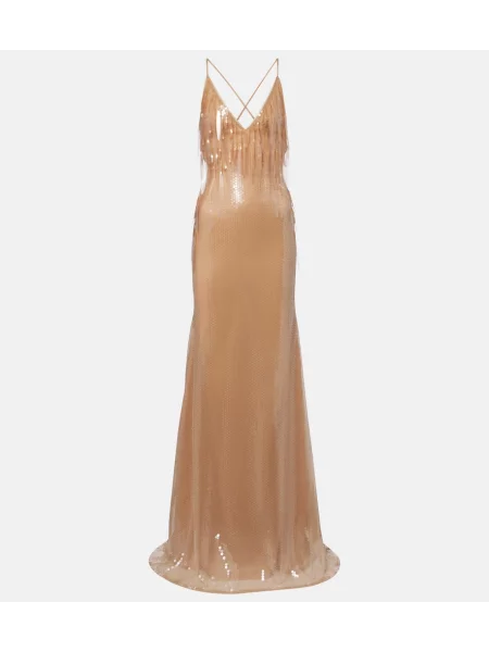 Rochie David Koma bej